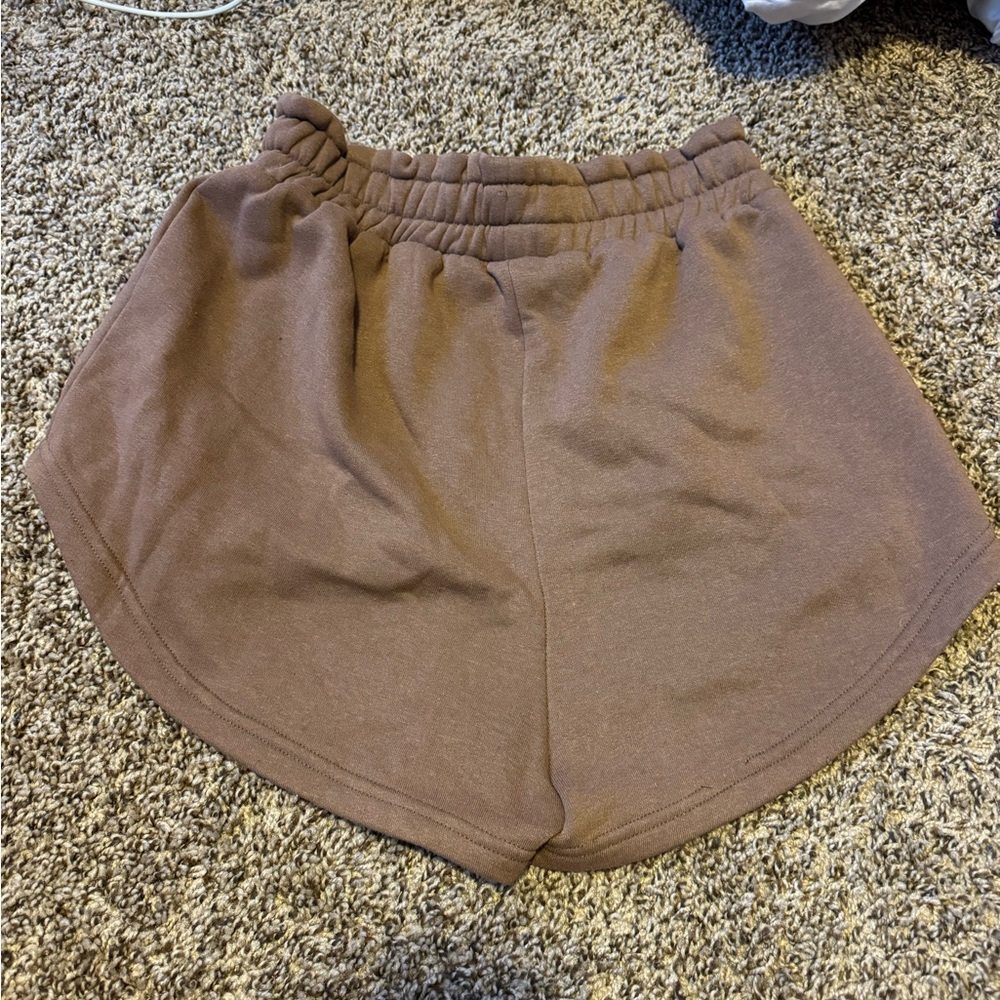 Boohoo Tan Athletic Shorts